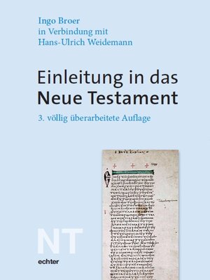 cover image of Einleitung in das Neue Testament